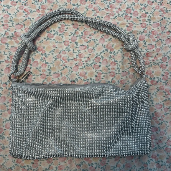 Silver Mesh Women's Bag - Picture 2 of 4